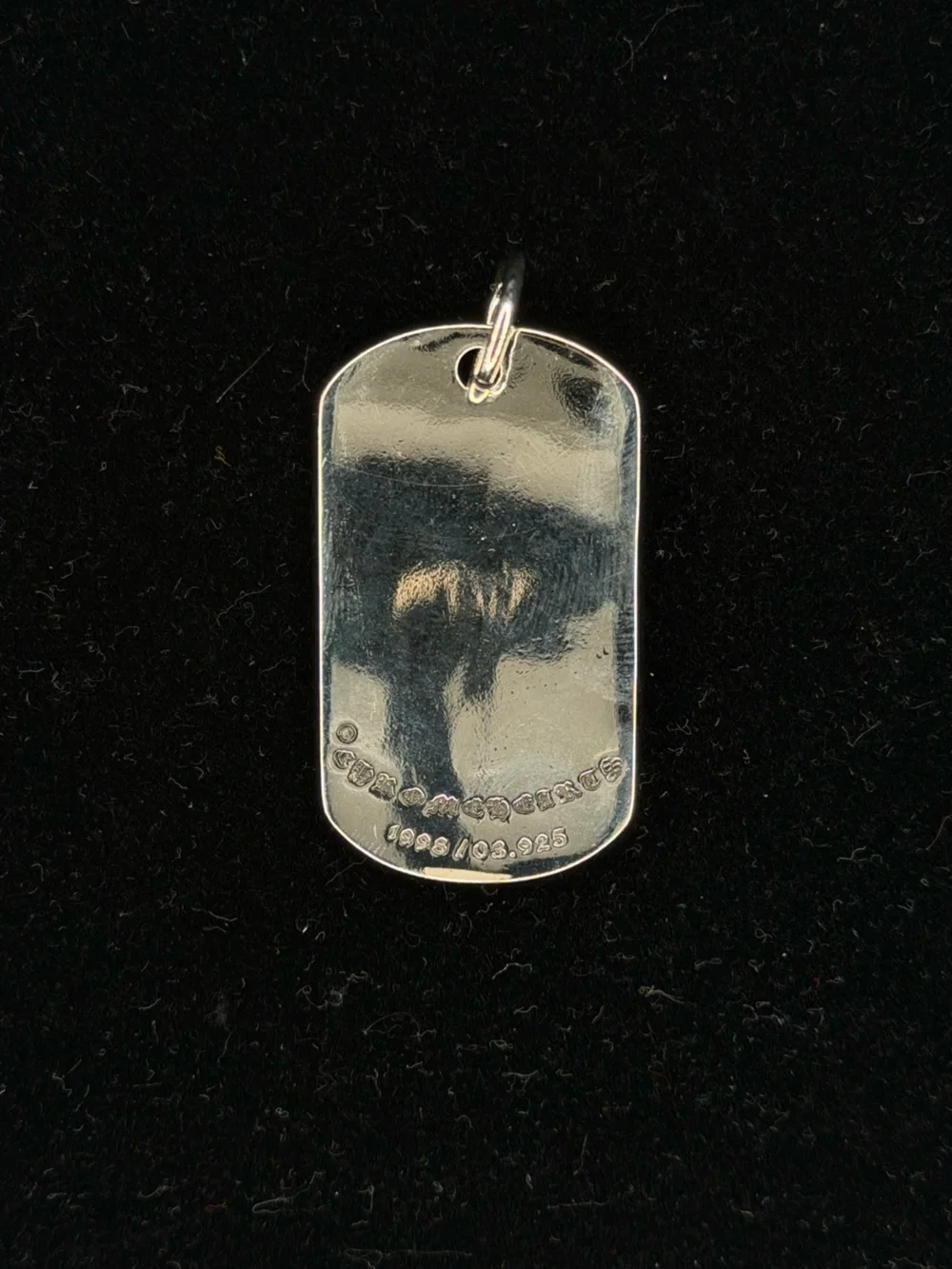 Chrome Hearts Floral Star Los Angeles Dog Tag Unisex Pendant